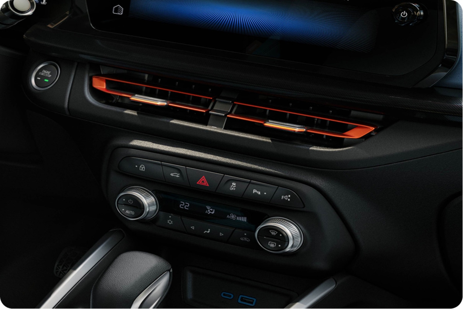 Chevrolet Onix plus con aire acondicionado digital