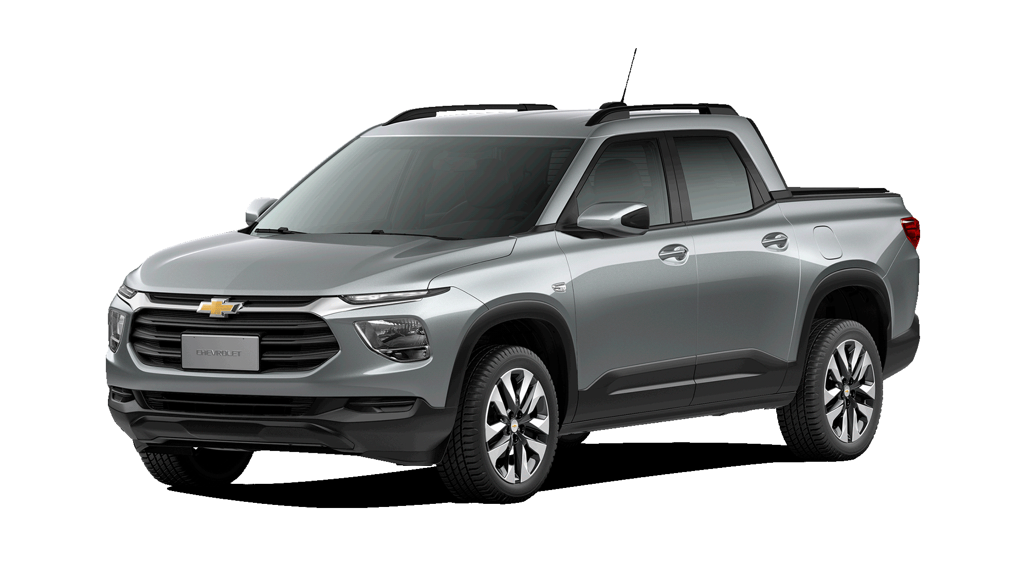 Chevrolet Montana LT en Plata Tiburón, diseño elegante.