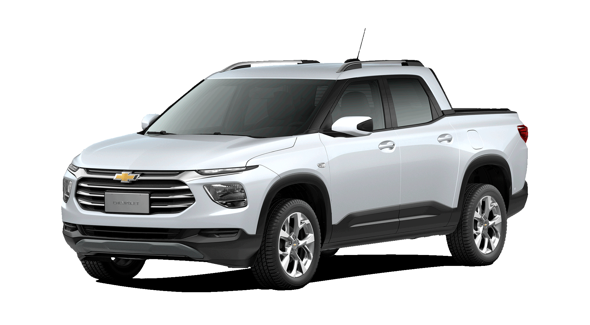 Chevrolet Montana LTZ en color blanco, sofisticada y moderna.