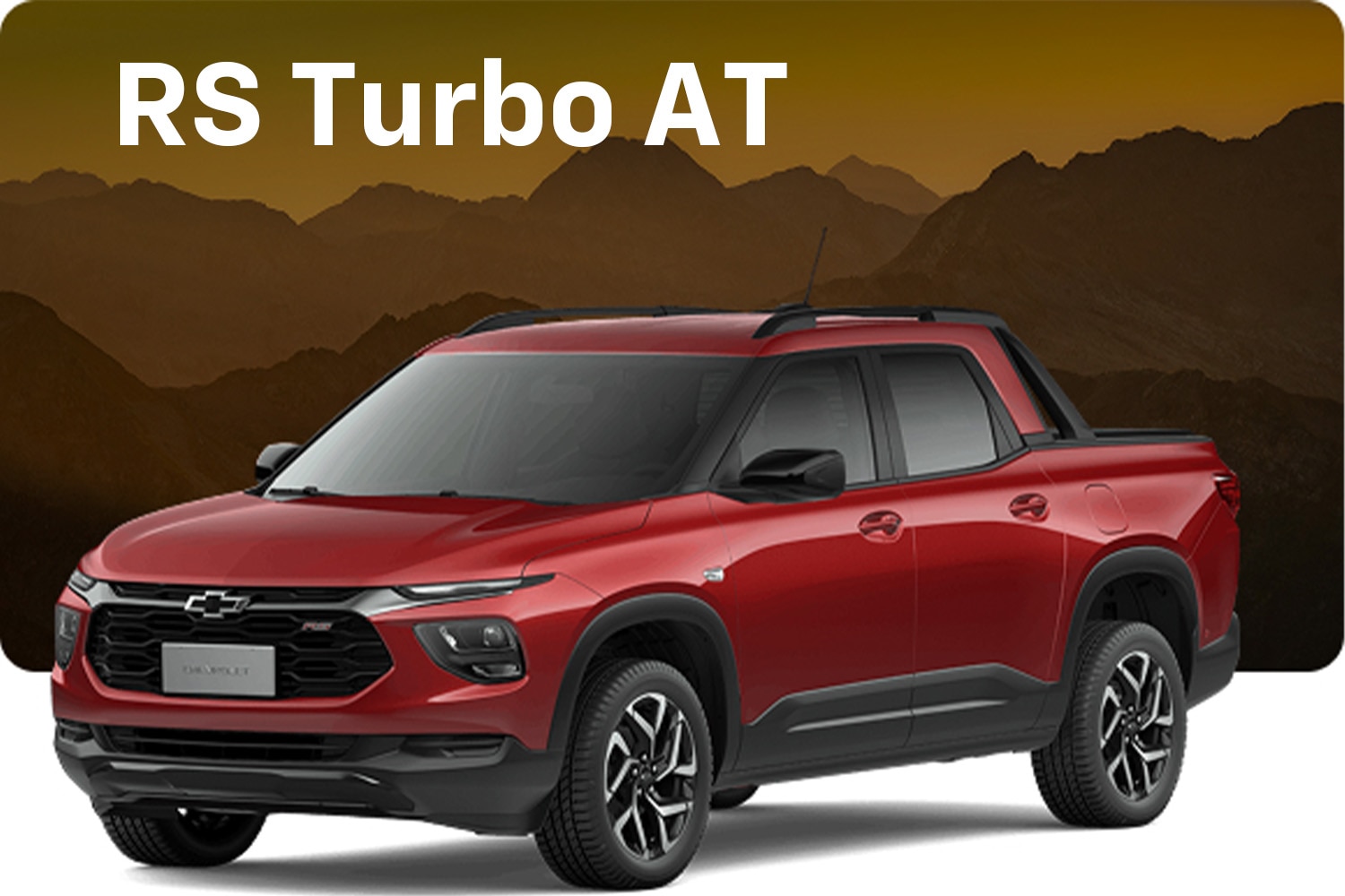 Chevrolet Montana RS Turbo AT, diseño deportivo y potente.